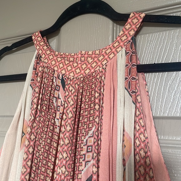 Anthropologie Nikita Mhaisalkar Abstract Halter Maxi Dress - Picture 4 of 14